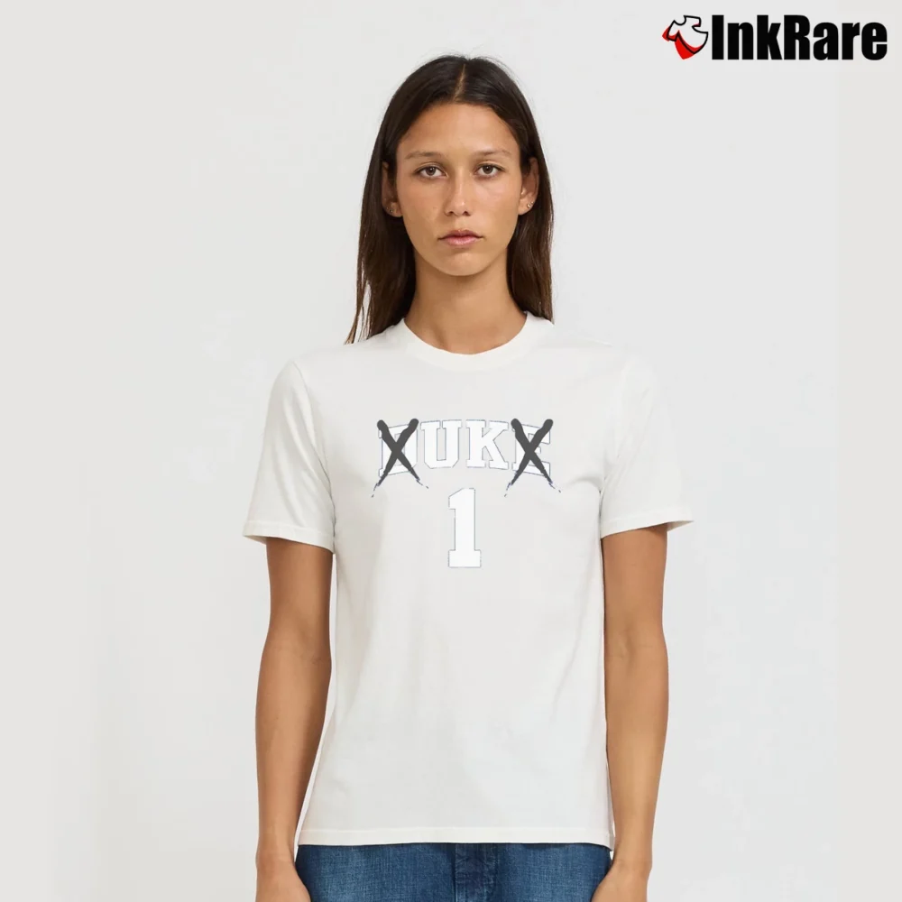 Women’s Bad Monkey Designs Uk Graphic Signature T-Shirt in white | Soft, Flattering Fit