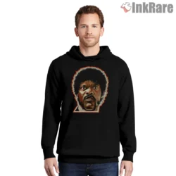 Bad Mother Fker Jules Portrait Shirt on black hoodie for men graphic tee