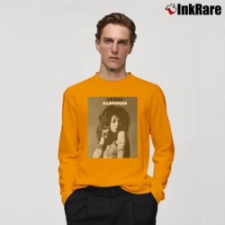 Men’s Badfinger No Dice Album Rock Long-Sleeve Shirt in orange | Sleek, Lightweight, Year-Round Wear