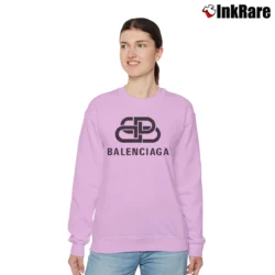 Women’s Balenciaga Bb Fashion Logo Relaxed Sweatshirt in light pink | Soft, Laid-Back Vibe