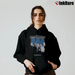 Women’s Balenciaga Speedhunter Logo Cozy Hoodie in black | Warm, Structured, Stylish