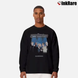 Men’s Balenciaga Speedhunter Logo Long-Sleeve Shirt in black | Sleek, Lightweight, Year-Round Wear