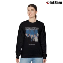 Women’s Balenciaga Speedhunter Logo Relaxed Sweatshirt in black | Soft, Laid-Back Vibe