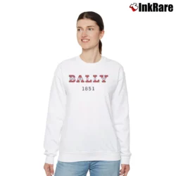 Women’s Bally 1851 Logo Fashion Relaxed Sweatshirt in white | Soft, Laid-Back Vibe