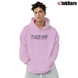 Men’s Bally Classic Cotton Pullover Hoodie in light pink | Cozy, Durable, Modern Fit