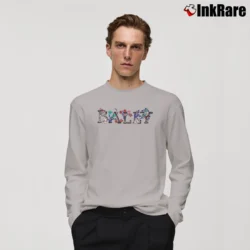 Men’s Bally Classic Cotton Long-Sleeve Shirt in sport grey | Sleek, Lightweight, Year-Round Wear