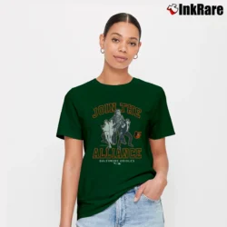 Women’s Baltimore Orioles MLB Star Wars Join The Alliance Signature T-Shirt in forest green | Soft, Flattering Fit