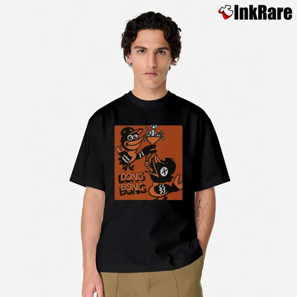 Men’s Baltimore Orioles The Dong Bong Classic T-Shirt in black | Soft, Breathable Everyday Wear