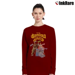 Women’s Banana Splits Retro Cast Long-Sleeve Top in maroon | Sleek, Versatile, All-Season