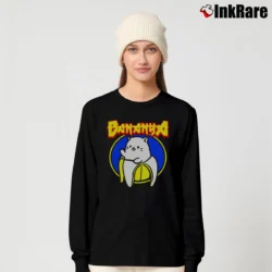 Women’s Bananya Metal Logo Long-Sleeve Top in black | Sleek, Versatile, All-Season