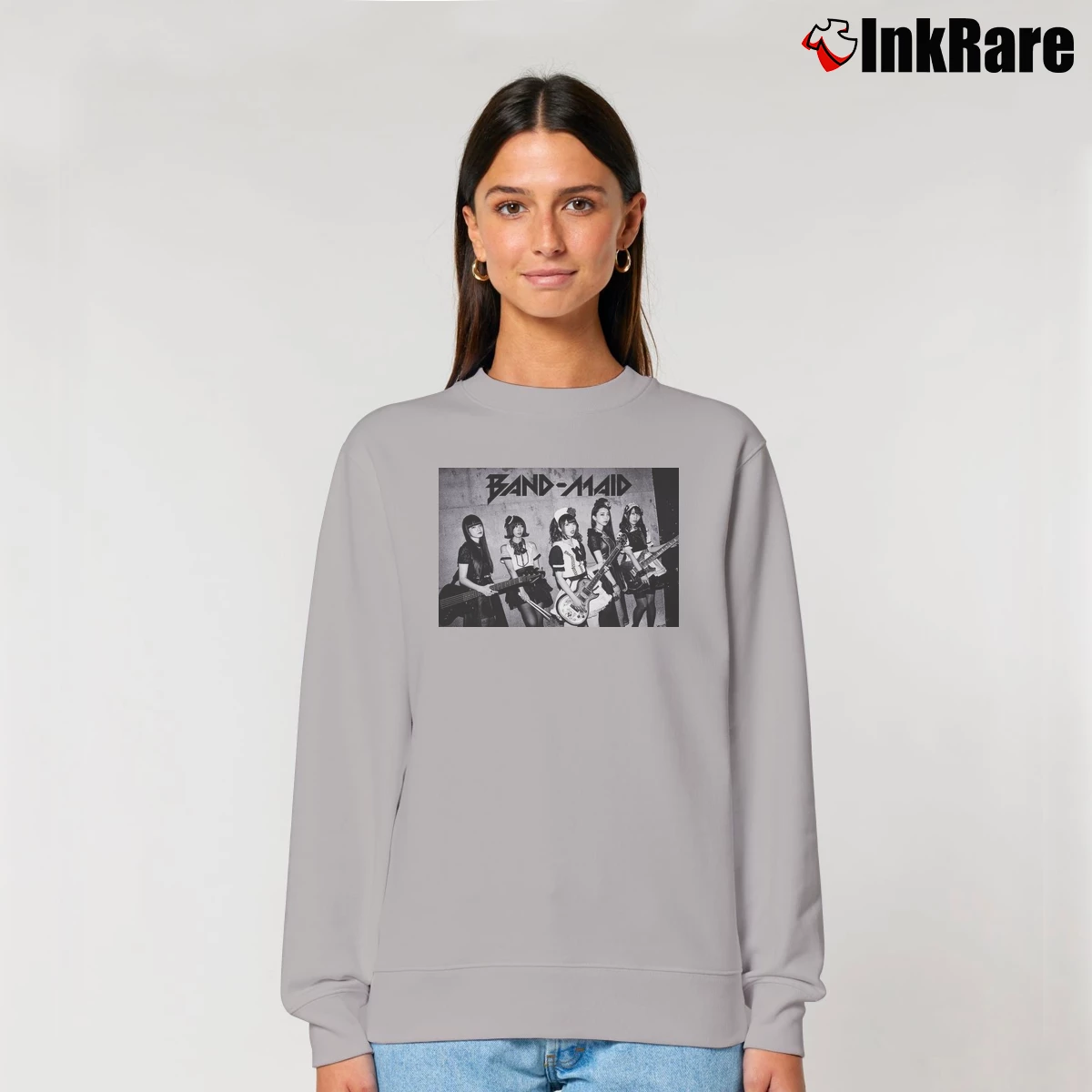 Women’s Band - maid Relaxed Sweatshirt in sport grey | Soft, Laid-Back Vibe