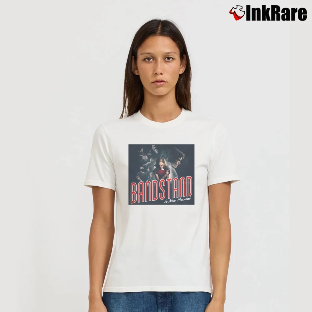 Women’s Bandstand A New Musical Signature T-Shirt in white | Soft, Flattering Fit