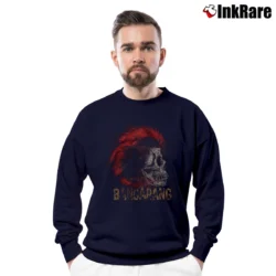 Men’s Bangarang Retro Statement Graphic Crewneck Sweatshirt in navy | Cozy Fabric, Clean Style