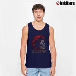 Men’s Bangarang Retro Statement Graphic Tank Top in navy | Breathable, Active-Friendly Design