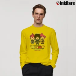 Men’s Bape X Dragon Ball Super Broly Collab Classic Long-Sleeve Shirt in yellow | Sleek, Lightweight, Year-Round Wear