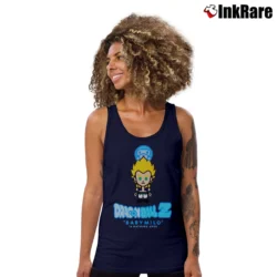 Women’s Bape X Dragon Ball Z Gotenks Baby Milo Cool Tank Top in navy | Lightweight, Movement-Friendly
