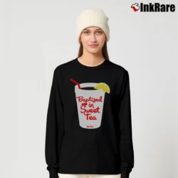 Women’s Baptized In Sweet Tea John Crist Long-Sleeve Top in black | Sleek, Versatile, All-Season