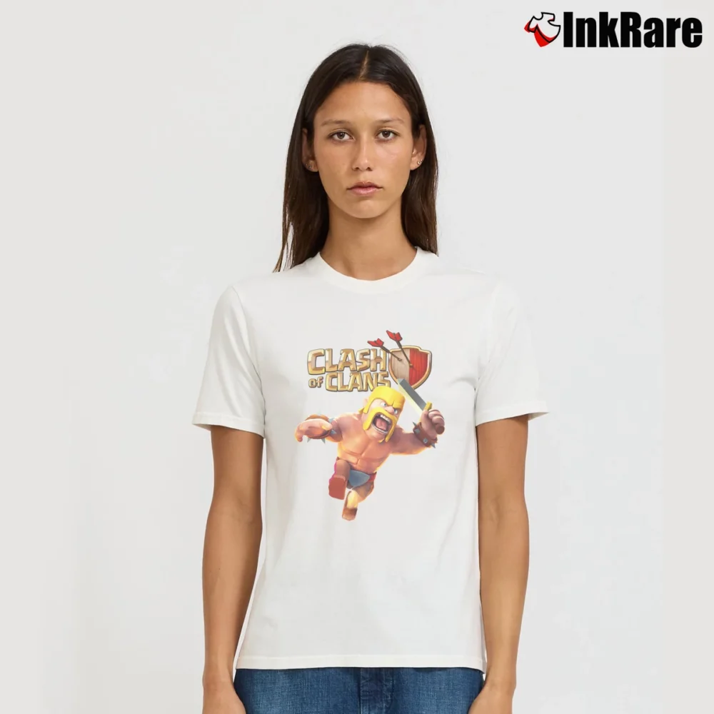 Women’s Barbarian Clash Of Clans Signature T-Shirt in white | Soft, Flattering Fit