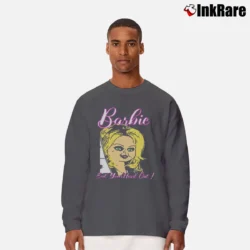 Men’s Barbie Eat Your Heart Out Long-Sleeve Shirt in charcoal | Sleek, Lightweight, Year-Round Wear
