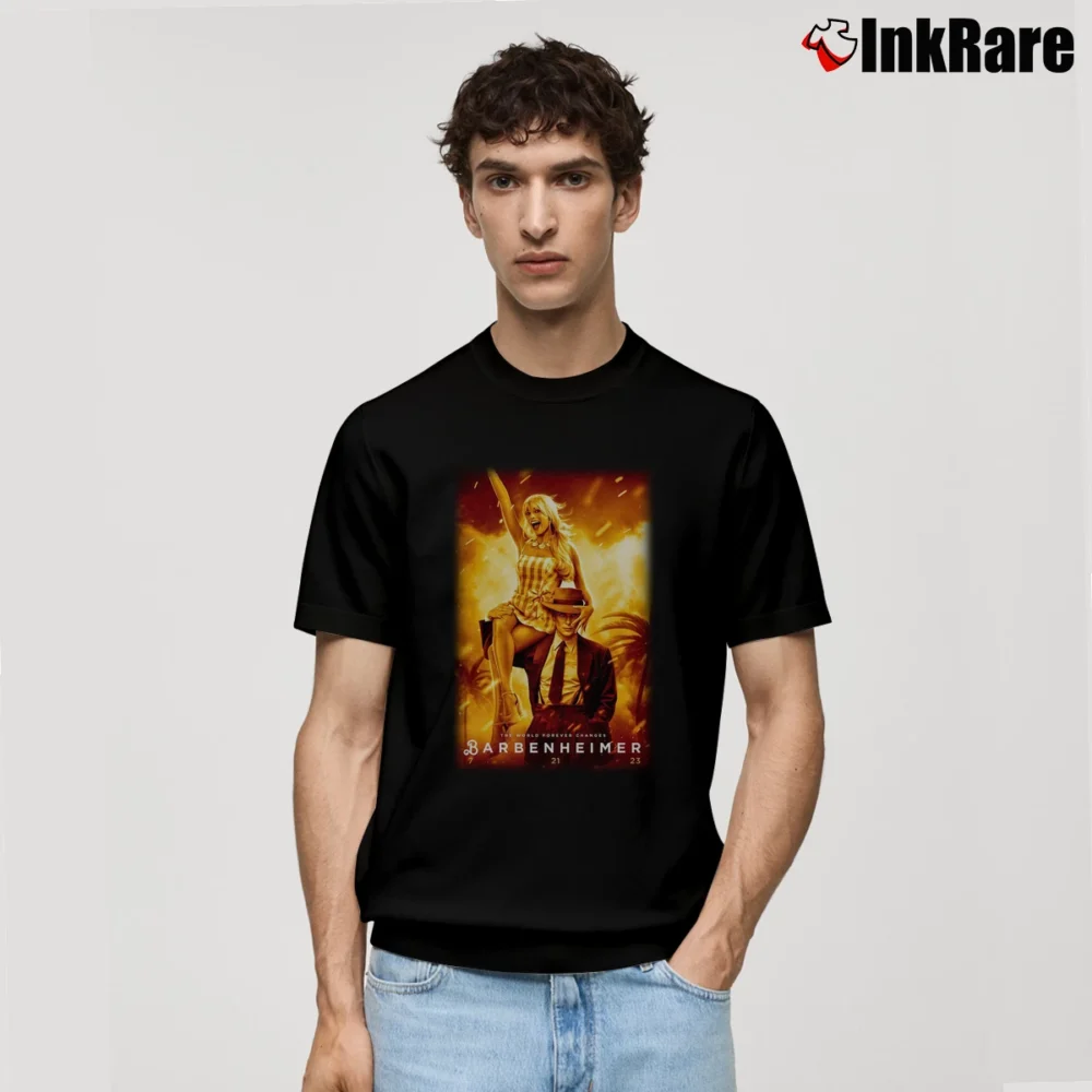 Men’s Barbie Oppenheimer Barbenheimer Classic T-Shirt in black | Soft, Breathable Everyday Wear