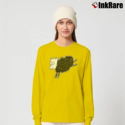 Women’s Bart Simpson Sheep Buy Parody Long-Sleeve Top in yellow | Sleek, Versatile, All-Season