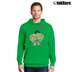 Men’s Bart Simpsons Crack Kills for Cartoon Fans Pullover Hoodie in irish green | Cozy, Durable, Modern Fit