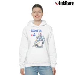 Women’s Baseball 1978 Montreal Expos Cozy Hoodie in white | Warm, Structured, Stylish