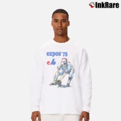 Men’s Baseball 1978 Montreal Expos Long-Sleeve Shirt in white | Sleek, Lightweight, Year-Round Wear