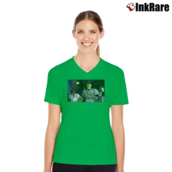Women’s Baseball Furies V-Neck Tee in irish green | Chic Neckline, Soft Texture