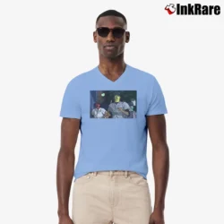 Men’s Baseball Furies V-Neck Tee in light blue | Sharp, Breathable, Everyday Staple