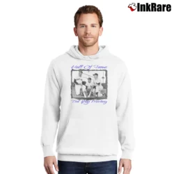 Men’s Baseball Hall Of Fame Ted Williams Mickey Mantle Yogi Pullover Hoodie in white | Cozy, Durable, Modern Fit