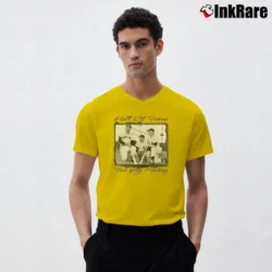 Men’s Baseball Hall Of Fame Ted Williams Mickey Mantle Yogi V-Neck Tee in yellow | Sharp, Breathable, Everyday Staple