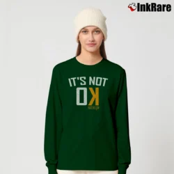 Women’s Baseballism Not Ok 1964 Graphic Long-Sleeve Top in forest green | Sleek, Versatile, All-Season