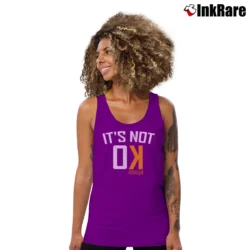 Women’s Baseballism Not Ok 1964 Graphic Tank Top in purple | Lightweight, Movement-Friendly