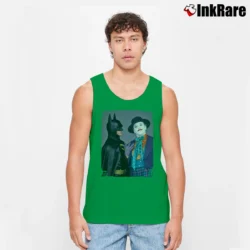 Men’s Batman And Joker Michael Keaton Jack Nicholson Movie Tank Top in irish green | Breathable, Active-Friendly Design
