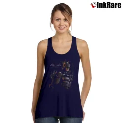 Women’s Batman Arkham Knight Dark Knight Game Graphic Tank Top in navy | Lightweight, Movement-Friendly