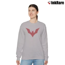 Women’s Batman Beyond Bat Logo Relaxed Sweatshirt in sport grey | Soft, Laid-Back Vibe