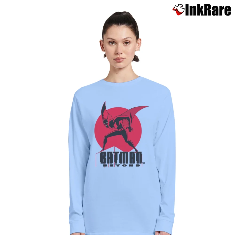 Women’s Batman Beyond Character DC Comics Classic Long-Sleeve Top in light blue | Sleek, Versatile, All-Season