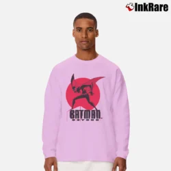 Men’s Batman Beyond Character DC Comics Classic Long-Sleeve Shirt in light pink | Sleek, Lightweight, Year-Round Wear