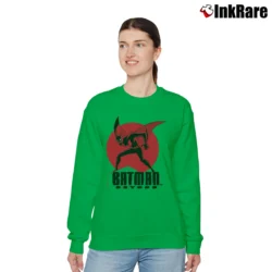 Women’s Batman Beyond Character DC Comics Classic Relaxed Sweatshirt in irish green | Soft, Laid-Back Vibe