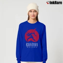 Women’s Batman Beyond Classic DC Comics Long-Sleeve Top in royal blue | Sleek, Versatile, All-Season