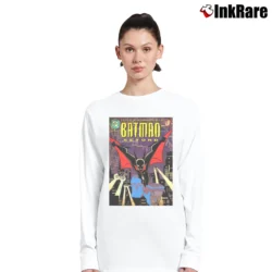 Women’s Batman Beyond DC Comics Superhero Long-Sleeve Top in white | Sleek, Versatile, All-Season