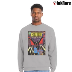Men’s Batman Beyond DC Comics Superhero Crewneck Sweatshirt in sport grey | Cozy Fabric, Clean Style