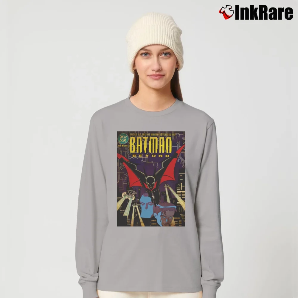 Women’s Batman Beyond Retro Hero DC Comics Long-Sleeve Top in sport grey | Sleek, Versatile, All-Season