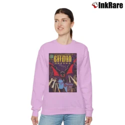 Women’s Batman Beyond Retro Hero DC Comics Relaxed Sweatshirt in light pink | Soft, Laid-Back Vibe