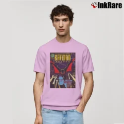 Men’s Batman Beyond Retro Hero DC Comics Classic T-Shirt in light pink | Soft, Breathable Everyday Wear