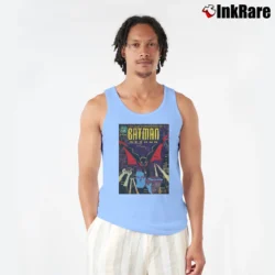 Men’s Batman Beyond Retro Hero DC Comics Tank Top in light blue | Breathable, Active-Friendly Design