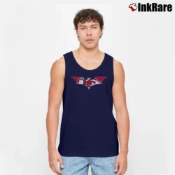 Men’s Batman Chiefs NFL Football Crossover Design Tank Top in navy | Breathable, Active-Friendly Design