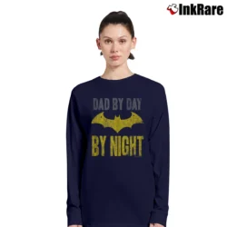 Women’s Batman Dad By Day Comic Hero Graphic Long-Sleeve Top in navy | Sleek, Versatile, All-Season