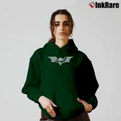 Women’s Batman Eagles NFL Crossover Design Cozy Hoodie in forest green | Warm, Structured, Stylish